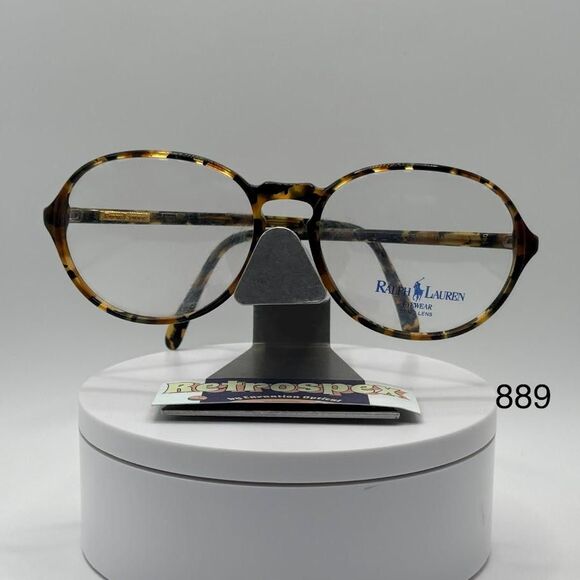 Vintage Polo Ralph Lauren Eyeglasses | Round Plastic | Mod 523 Tortoise | France - Picture 5 of 10